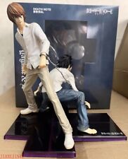 22cm Anime Death Note Figure Model Statue Collectible Gift Yagami Light Boxed picture