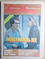 SOHO WEEKLY NEWS April 12 1979 WOODY ALLEN HOLLYWOOD, NY COVER Klaus Nomi picture