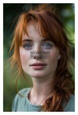 GORGEOUS YOUNG CUTE SEXY REDHEAD LADY 4X6 FANTASY PHOTO picture