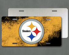 Pittsburgh Steelers License Plate | Aluminum UV Treated | Graphic Plate picture