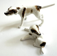 Pair of English Pointer Dogs Figurines picture