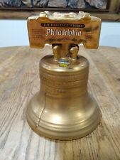 Philadelphia Blended Whiskey Bicentennial Decanter Liberty Bell 22k Gold EMPTY picture