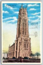 Postcard Riverside Church, New York 1936 T163 picture