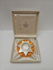 1973 Franklin Mint Sterling Silver Christmas Ornament O Come All Ye Faithful (a) picture