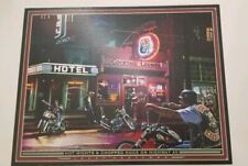 Hot Nights & Chopped Rods Highway 40 Larry Grossman Metal Sign picture