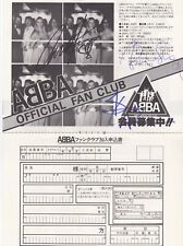ABBA SIGNED FAN CLUB FOLDER JAPAN / RARE BJÖRN, BENNY + FRIDA / SWEDEN picture