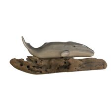 Porcelain Whale Figurine on Driftwood Van’s Crafts Grants Pass Oregon picture