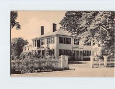Postcard Home of Ralph Waldo Emerson Concord Massachusetts USA picture