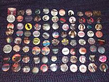 Lot Of 8 Different Vintage Rock Music Pop Culture Pins  *See Description* picture