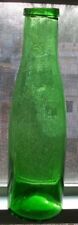 MASSIVE GREEN FOOD BOTTLE CHARLES GULDEN NY APPLIED LIP 13.5 INCHES TALL 1880S picture