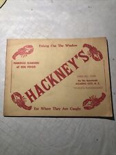 Hackneys Restaurant  Atlantic City NJ Boardwalk c.1950’s ? Photo Holder picture
