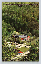 Vintage Postcard Bird's Eye View Mountain View Hotel Gatlinburg TN 1930-1940s picture