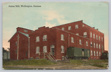 Postcard Aetna Mill Wellinton Kansas picture