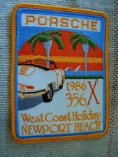 Porsche 356 Registry 10th West Coast Holiday 1986 shoulder patch NOS   picture
