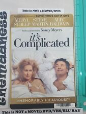 It's Complicated Backer Card Meryl Streep Steve Martin NOT A DVD OR MOVIE picture