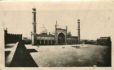 RPPC Taj Mahal India Posted 1900's Postcard Stamps picture