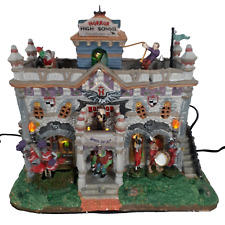 Lemax Spooky Town Horror High School Animated Lighted Sounds In Orginal Box picture