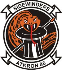 US Navy VA-86 Attack Squadron 86 Sidewinders Decal -  4