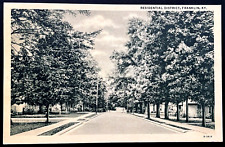 FRANKLIN KENTUCKY 1940's B&W Photo Postcard Residential District Simpson Co. KY picture