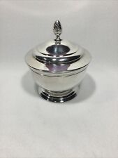 LUNT SILVERSMITHS HENRY FORD MUSEUM COVERED SILVER PLATE CONTAINER 6