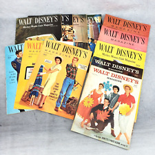 Vintage Rare 50's Walt Disney's Mickey Mouse Club House Magazines Lot With 12 picture