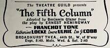 1940 THE FIFTH COLUMN ON Broadway AD 2.5