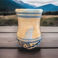 Navajo Pottery Vase Hand painted Small 3.5” 1994 Signed Native American  picture