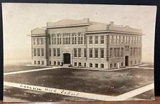 Postcard OR RPPC Lakeview High School Lakeview Oregon Real Photo picture