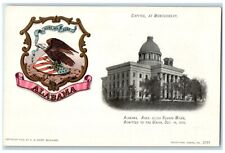 c1905 Square Miles Admitted Capitol Montgomery Alabama Vintage Antique Postcard picture