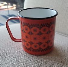 Arabia Finel Finland enamel mug cup  Daisy Design picture