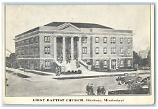 1925 First Baptist Church Okolona Mississippi MS Vintage Posted Postcard picture
