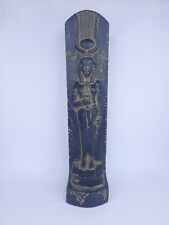 UNIQUE ANTIQUE ANCIENT EGYPTIAN Statue Stone Hathor with Magic Hieroglyphic picture