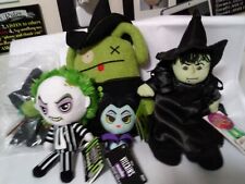 🌟 WICKED WITCH PLUSH TOYS, BEETLEJUICE, MALEFICENT SET OF (5) 5-11 INCHES NWTS picture