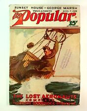 Popular Magazine Pulp Aug 1928 Vol. 92 #6 VG+ 4.5 picture