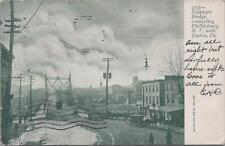 Postcard Delaware Bridge Connecting Phillipsburg NJ With Easton PA  picture