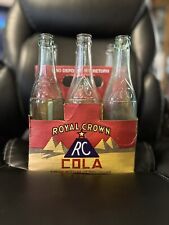1930s Royal Crown Cola Embossed Pyramid Bottles 3 Styles picture