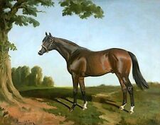 Oil painting Royal-Lancer-Winner-of-St-Leger-Stakes-James-Lynwood-Palmer horse picture