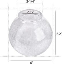 Larteen Glass Lamp Shade Replacement 3-1/4