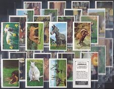 TRUCARDS-FULL SET- ANIMALS 1972 (M30 CARDS) EXCELLENT picture