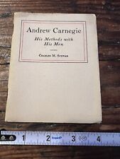 1919 Andrew Carnegie Booklet His Method with his Men by Charles Schwab picture