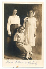 Girls Portrait Postcard RPPC c1920s picture