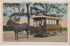 Vintage Palm Beach, FL Postcard Rapid Transit Postmarked 1923 picture
