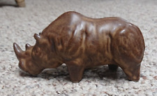 Vintage Hand Carved Stone Rhino Rhinocerous picture