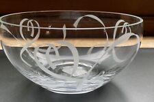 Lenox True Love Large Crystal Etched Heart Motif Bowl picture