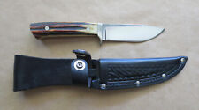 Bill Simons Fixed Blade Custom Knife w/Sheath 1984 picture