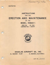 1943 XSB2D-1 (BTD) Aircraft Erection and Maintenance Flight Manual -CD picture