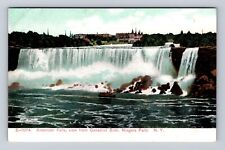 Niagara Falls NY-New York, American Falls, Canadian Side, Vintage Postcard picture