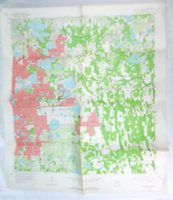 ORLANDO EAST FLORIDA QUADRANGLE 7.5 MINUTE SERIES MAP TOPOGRAPHICAL 1956 USGS picture