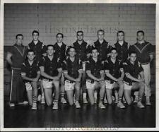 1961 Press Photo Central Catholic High School Basketball players- Crusaders picture