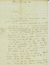 RARE David-Maurice-Joseph Mathieu de La Redorte Hand Written Document COA picture